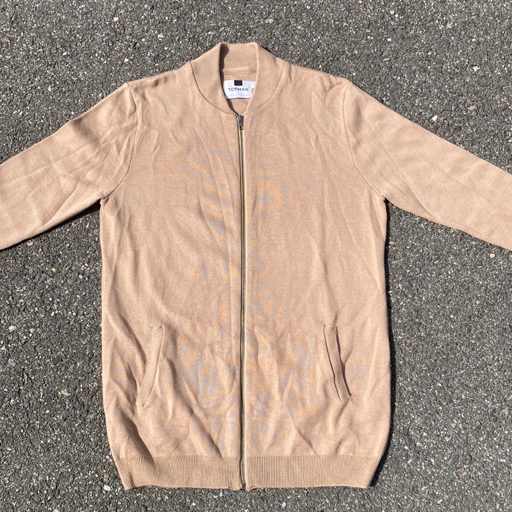 Topman Zip Up Sweater